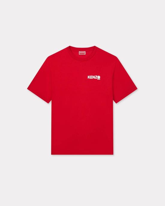 25FW 겐조 반팔 티셔츠 FF55TS4894SG 21 MEDIUMRED