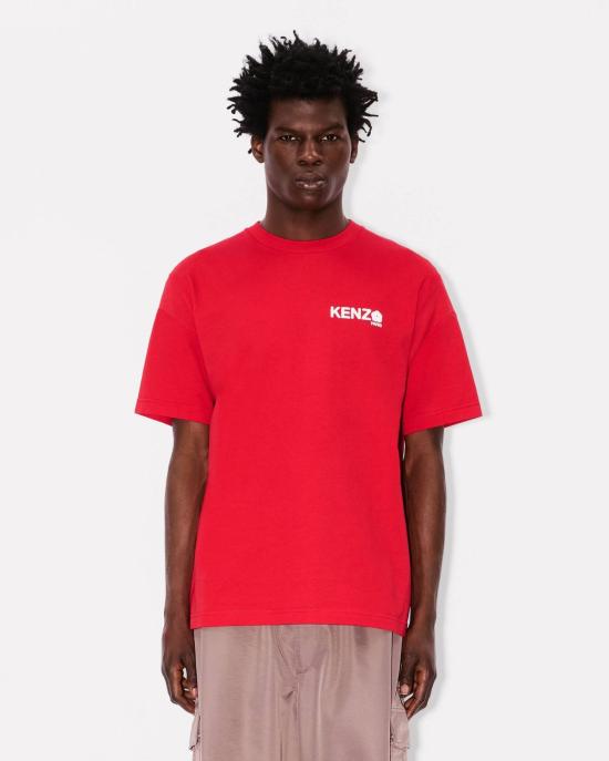 25FW 겐조 반팔 티셔츠 FF55TS4894SG 21 MEDIUMRED - KENZO