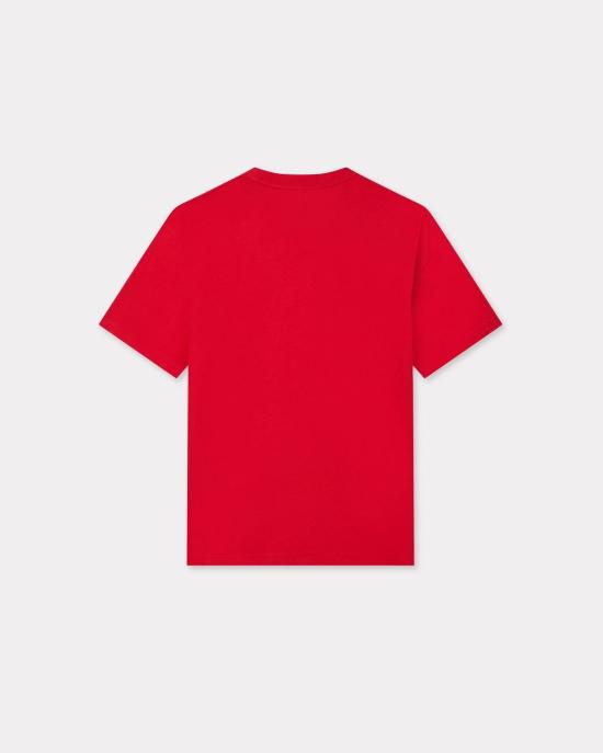 25FW 겐조 반팔 티셔츠 FF55TS4894SG 21 MEDIUMRED - KENZO