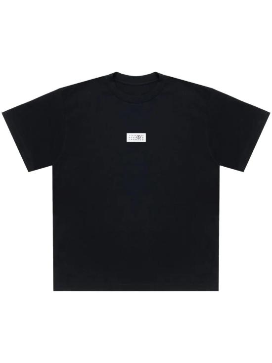 25FW MM6 메종마르지엘라 반팔 티셔츠 SH0GC0032S24312 900 BLACK