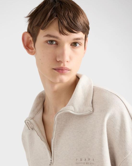 25FW 프라다 반팔 티셔츠 UJL39C17IP F0018 NATURALE - PRADA