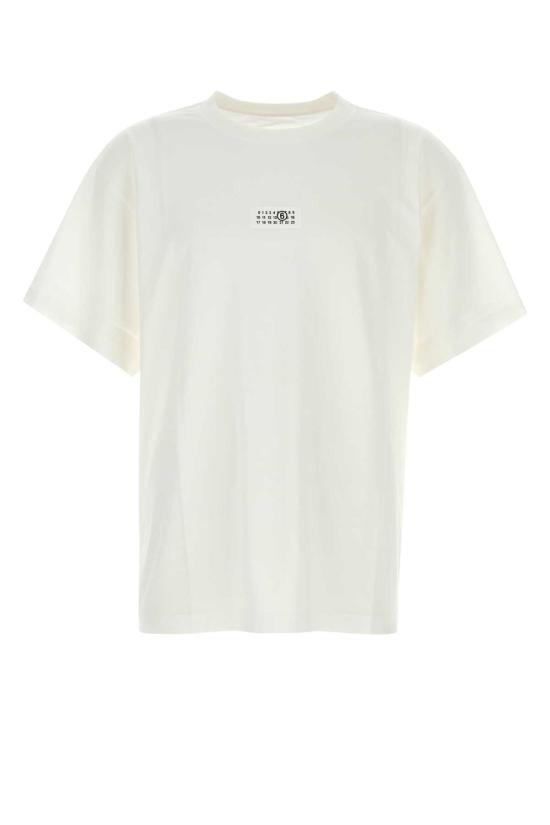 25FW MM6 메종마르지엘라 반팔 티셔츠 SH0GC0032S24312 101 OFFWHITE
