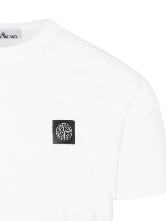 25FW 스톤 아일랜드 반팔 티셔츠 K2S152100027S0013 V0001 WHITE - STONE ISLAND