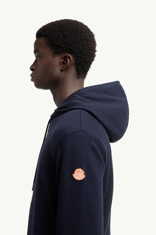 25FW 몽클레어 집업 니트 K24029B00001M5672 786 NAVY - MONCLER