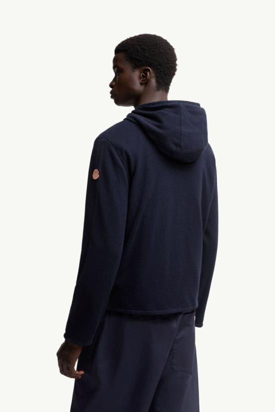 25FW 몽클레어 집업 니트 K24029B00001M5672 786 NAVY - MONCLER