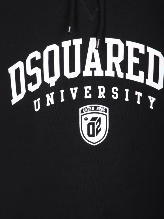  디스퀘어드2 후드 티셔츠 S74GU0744 S25516 900 Black - DSQUARED2