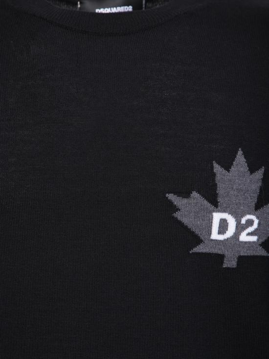  디스퀘어드2 긴팔 티셔츠 S74HA1371 S18332 961 Black - DSQUARED2