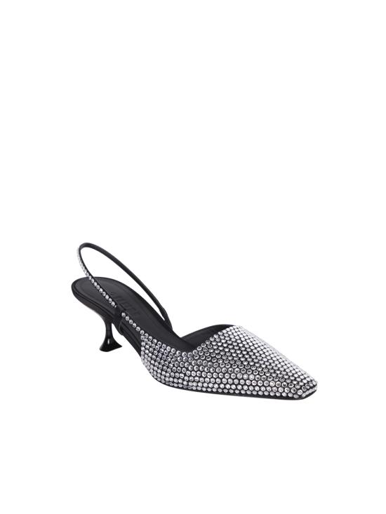  3주인 힐/펌프스 324W3002 874997 SATIN BLAC Black - 3JUIN