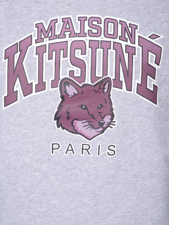  메종키츠네 긴팔 티셔츠 LW00301 KM0001 H120 Grey - MAISON KITSUNE