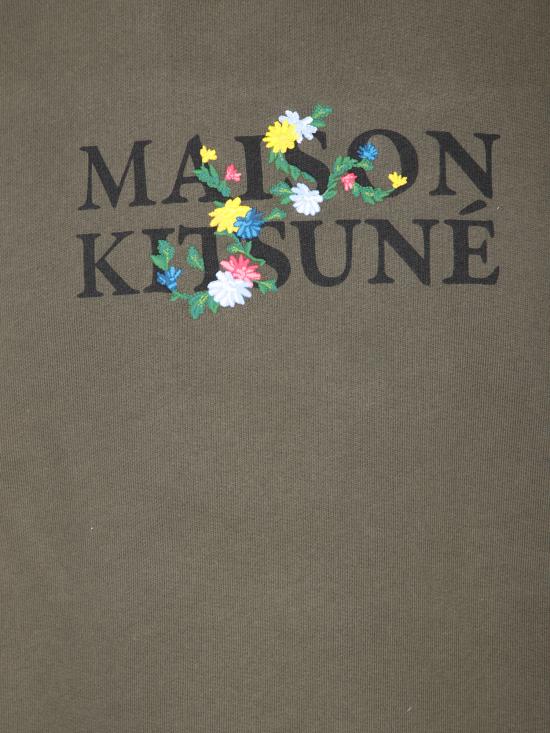  메종키츠네 긴팔 티셔츠 LM00308 KM0307 P384 Green - MAISON KITSUNE