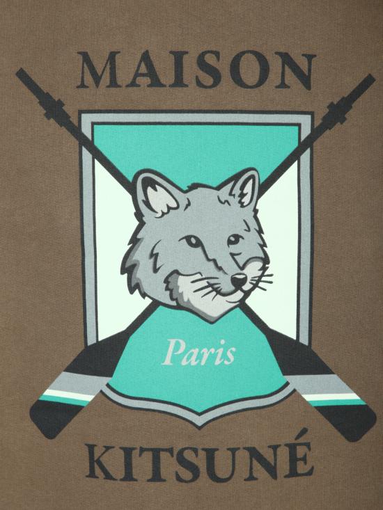  메종키츠네 긴팔 티셔츠 LM00309 KM0307 P360 Green - MAISON KITSUNE