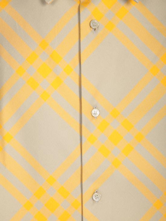  버버리 체크 코튼 셔츠 8079165 B7363 Beige - BURBERRY