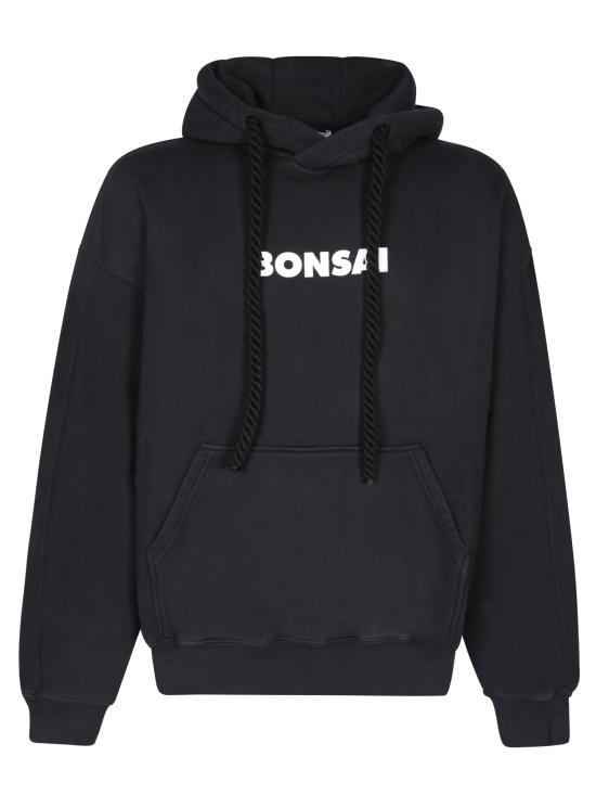  본사이 후드 티셔츠 SW003 001 BLACK Black