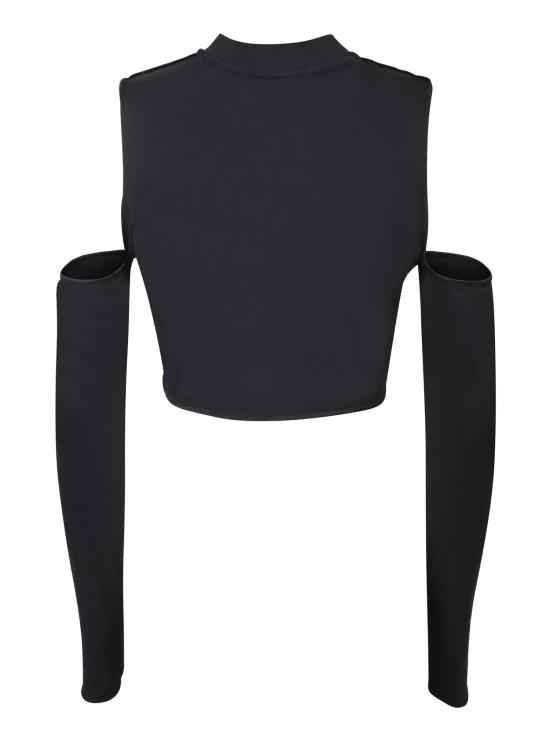 24FW 팜앤젤스 긴팔 티셔츠 PWAB029F23 FAB001 1003 Black - PALM ANGELS