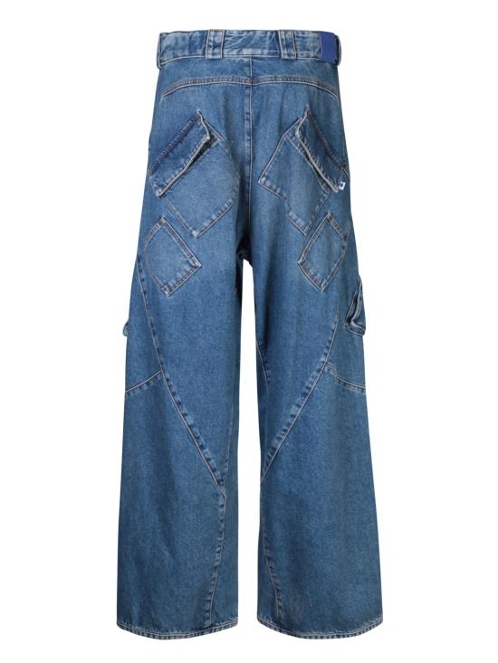  마르셀로 불론 CMYB001F23 DEN001 3400 Blue - MARCELO BURLON