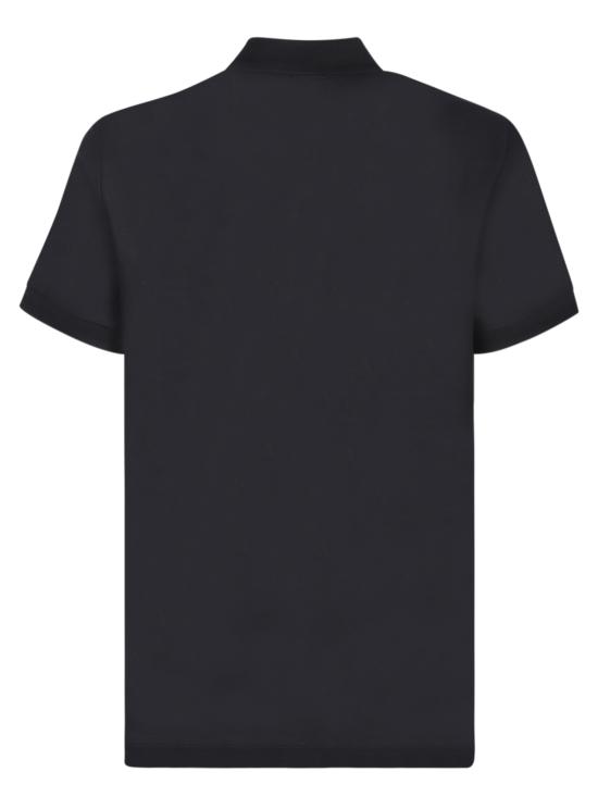 25FW 버버리 코튼 로고 폴로 셔츠  8084010 A1189 Black - BURBERRY