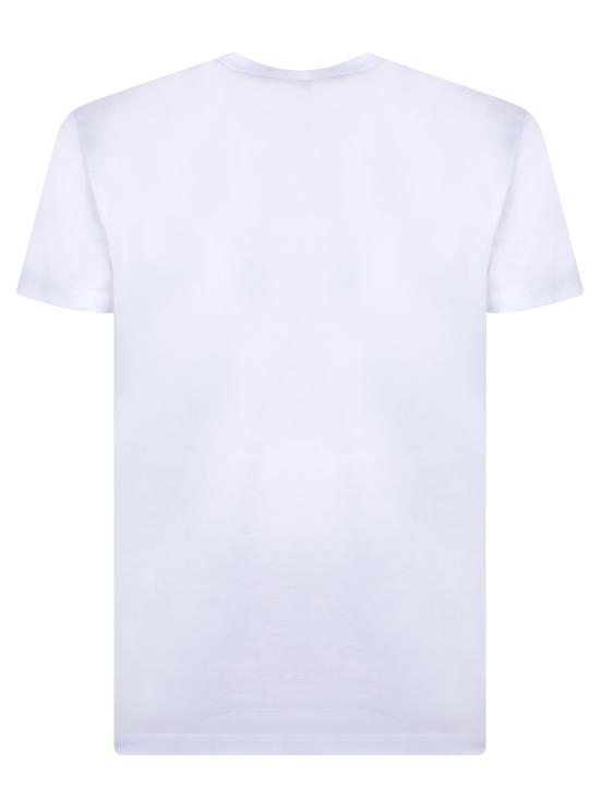  디스퀘어드2 반팔 티셔츠 S74GD1223 S23009 100 White - DSQUARED2