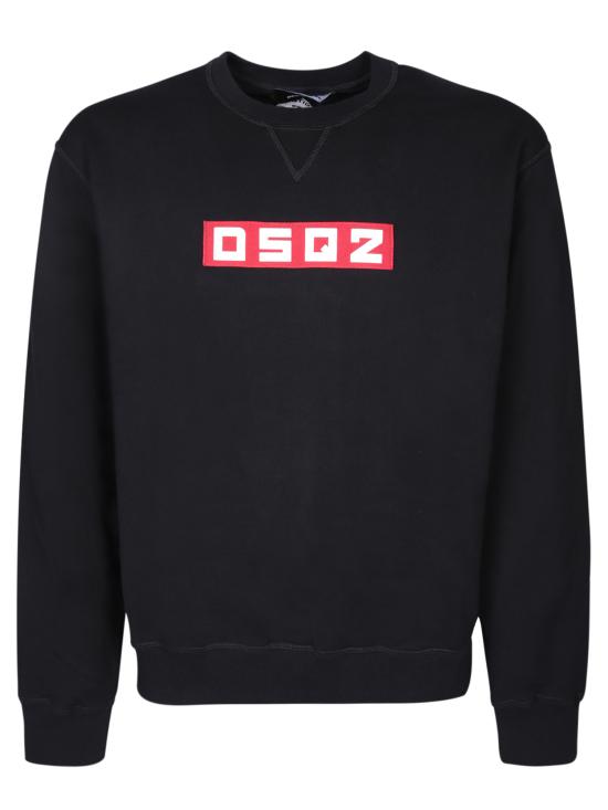  디스퀘어드2 긴팔 티셔츠 S74GU0760 S25551 900 Black