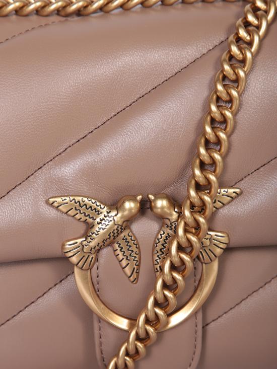 26FW 핑코 크로스백 100038 A0F2 D01Q Beige - PINKO