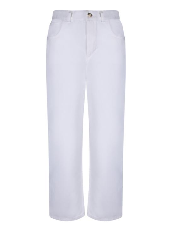  몽클레어 스트레이트 팬츠 2A00014 54A77 001 White