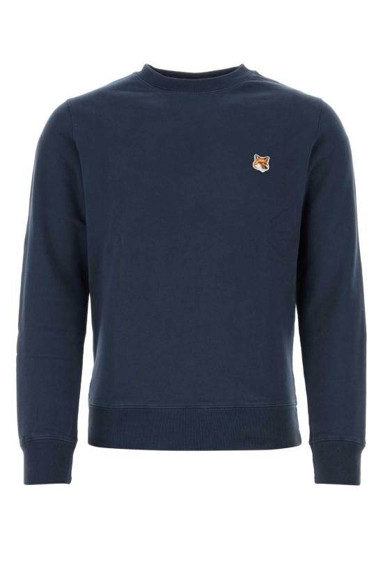 26FW 메종키츠네 폭스 헤드 패치 레귤러 스웻셔츠 LM00301 KM0001 P476 Blue