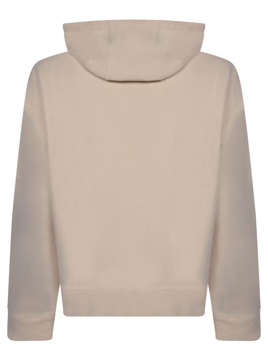 26FW 메종키츠네 볼드 폭스 헤드 패치 오버사이즈 후드 LM00705 KM0001 P205 White - MAISON KITSUNE