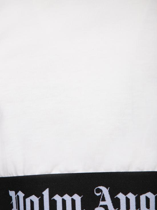  팜앤젤스 바디수트 티셔츠 PWAA051S24 JER001 0310 White - PALM ANGELS