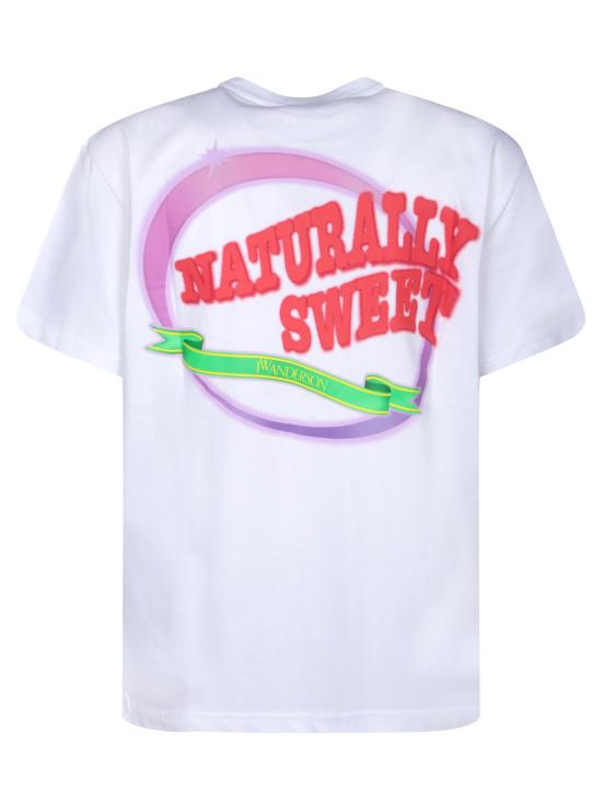 25SS JW앤더슨 반팔 티셔츠 JT0217 PG0980 001 White - JW ANDERSON