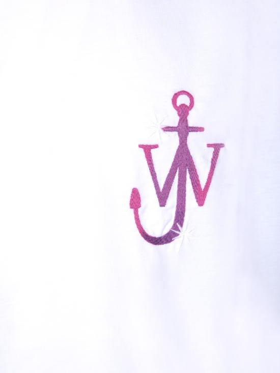 25SS JW앤더슨 반팔 티셔츠 JT0217 PG0980 001 White - JW ANDERSON