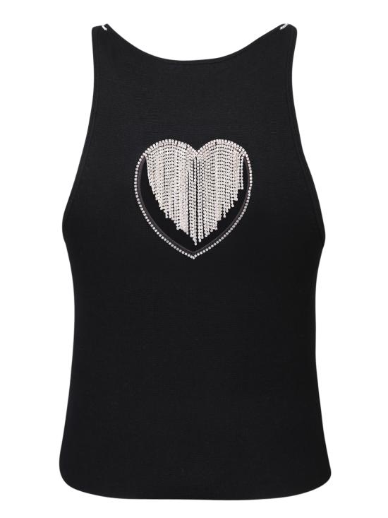  앨리스 앤 올리비아 민소매 티셔츠 CC4025 25715 BLACK Black - ALICE & OLIVIA