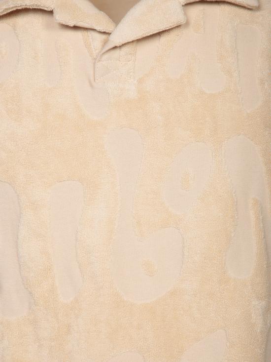  본사이 폴로 티셔츠 SS24TS007 001 ALMOIL Beige - BONSAI