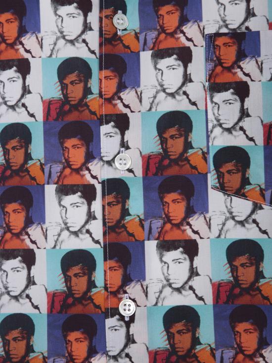  꼼데가르송 반팔 셔츠 FMB020051 1 PRINT B White - COMME DES GARCONS