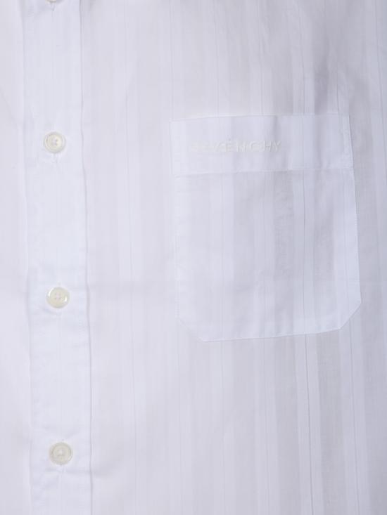  지방시 반팔 셔츠 BM60ZZ 15EJ 100 White - GIVENCHY