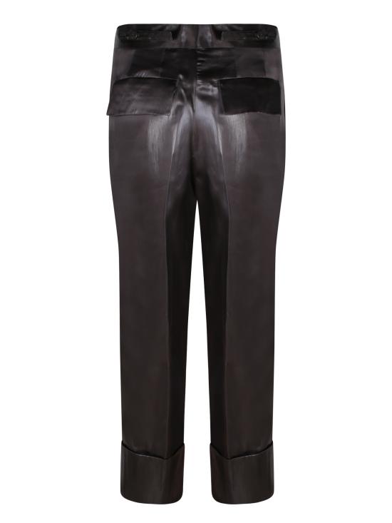  사피오 스트레이트 팬츠 N7 TWILL FLUI NERO Black - SAPIO