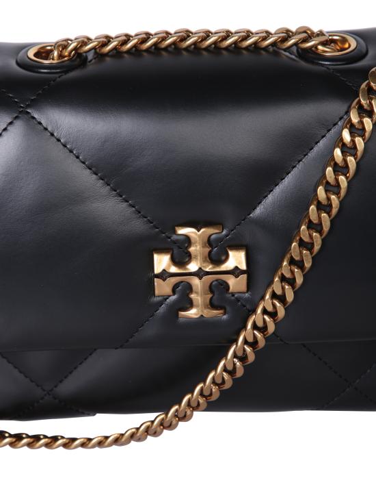 26SS 토리버치 스몰 키라 다이아몬드 퀼트 컨버터블 숄더백 154706 001 Black - TORY BURCH