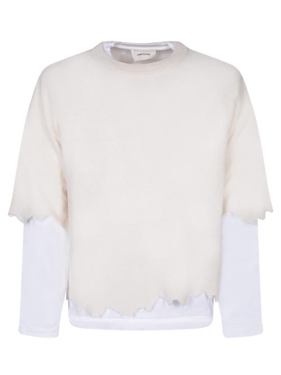  아토모 팩토리 긴팔 티셔츠 PE24AFU17 CC04 VR02 White