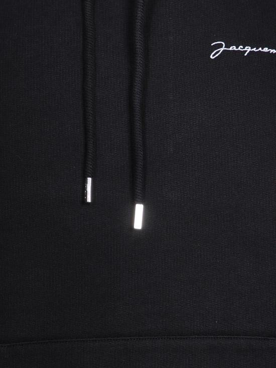 25SS 자크뮈스 후드 티셔츠 245JS310 2120 990 Black - JACQUEMUS