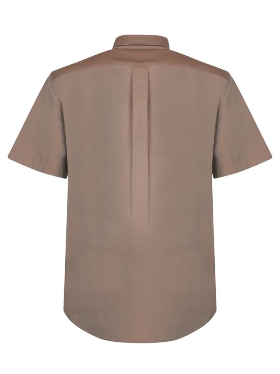  버버리 반팔 셔츠 8087317 B9328 Brown - BURBERRY