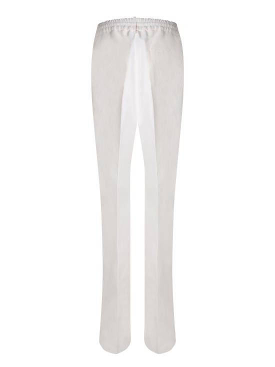  버버리 스트레이트 팬츠 8088801 A3357 White - BURBERRY