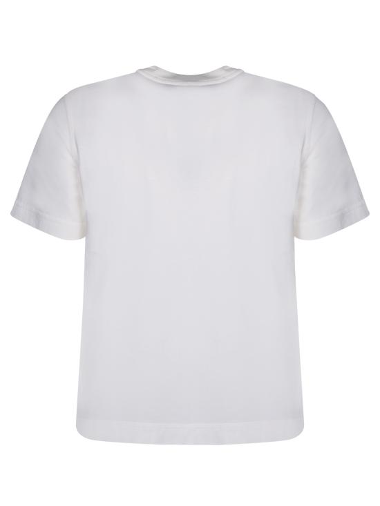 25FW 버버리 반팔 티셔츠 8093651 B8764 White - BURBERRY