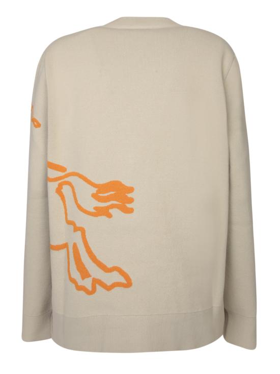 25FW 버버리 EKD V넥 가디건 8095183 C1269 Beige - BURBERRY