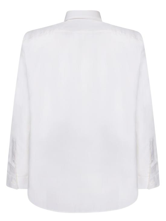 25FW 버버리 EKD 자수 코튼 셔츠  8095333 B7347 Brown - BURBERRY