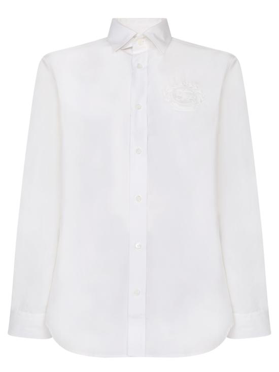 25FW 버버리 EKD 자수 코튼 셔츠  8095333 B7347 Brown