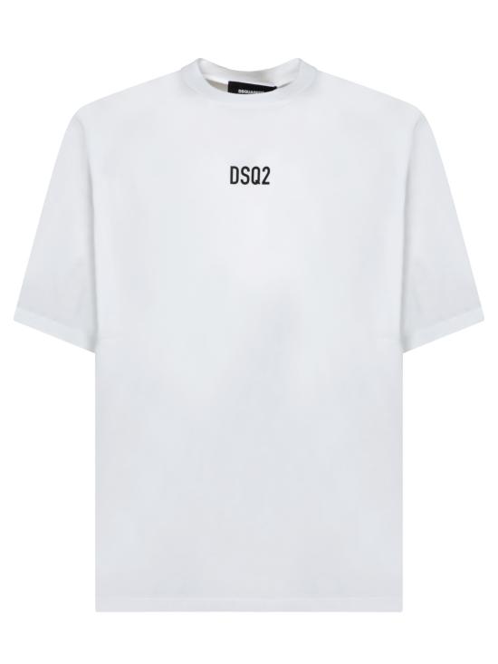 25FW 디스퀘어드2 반팔 티셔츠 S74GD1267 D20020 100 White