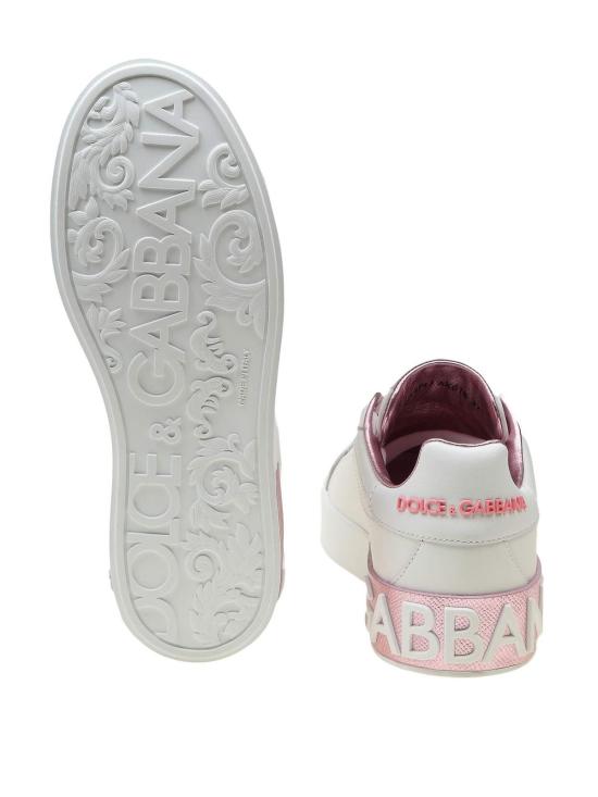 26SS 돌체앤가바나 카프스킨 나파 포르토피노 스니커즈 CK1544AX61587587 White - DOLCE & GABBANA