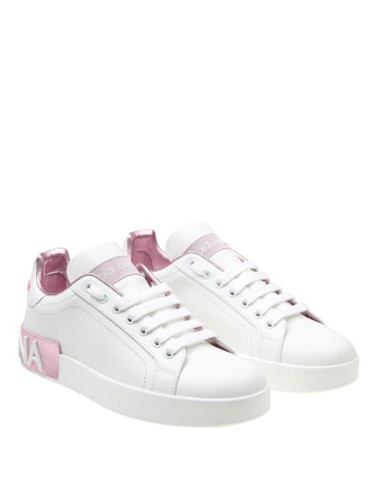 26SS 돌체앤가바나 카프스킨 나파 포르토피노 스니커즈 CK1544AX61587587 White - DOLCE & GABBANA