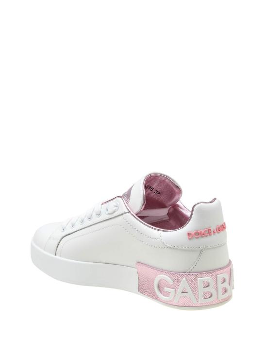 26SS 돌체앤가바나 카프스킨 나파 포르토피노 스니커즈 CK1544AX61587587 White - DOLCE & GABBANA