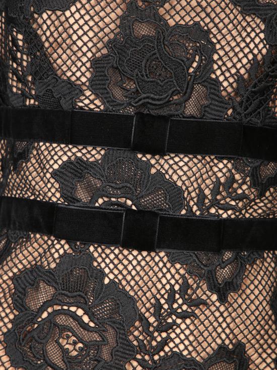 25FW 셀프 포트레이트 숏 원피스 AW24017SB BLACK Black - SELF PORTRAIT