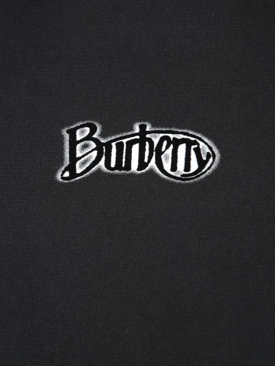 25FW 버버리 로고 스웨트 셔츠 8097822 C1413 Black - BURBERRY