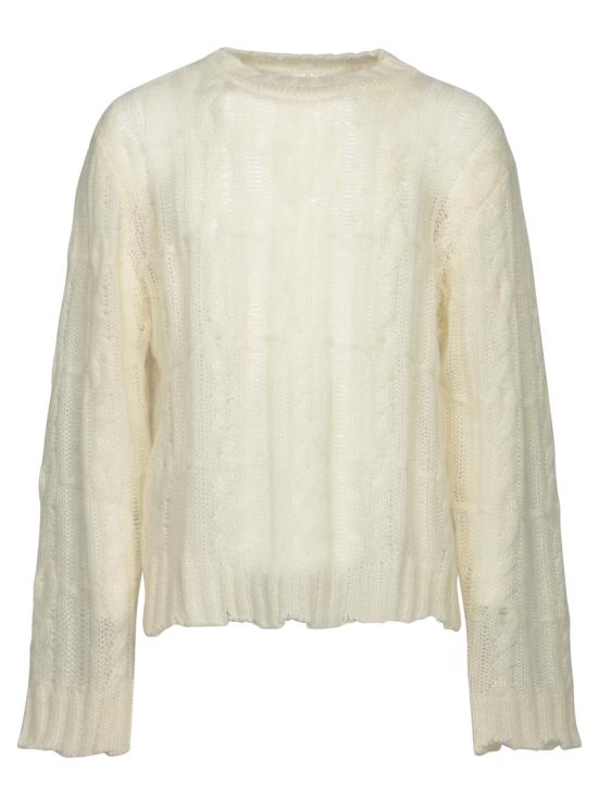 25FW 세퍼 스웨터 GILBERTO FIN CREAM White